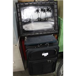 LUGGAGE PRINT AND LAPTOP LAP DESK