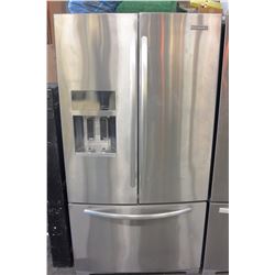 NEW KITCHEN AID STAINLESS FRENCH DOOR REFRIDGERATOR WITH BOTTOM FREEZER 36 INCH WIDE 32 INCH DEEP WI