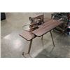 Image 1 : SEWING MACHINE AND TABLE