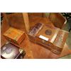 Image 2 : THREE EASTERN WOOD JEWELLRY BOXES