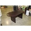 Image 2 : OVAL ESPRESSO FINISH TABLE