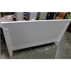 WHITE QUEENSIZE HEADBOARD