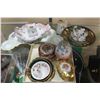 Image 1 : LOT OF LIMOGE MINATURES AND HAND PAINTED INKWELL PLATES ETC