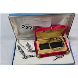 TWO CASES OF VINTAGE JEWELLRY