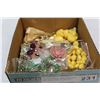 Image 2 : BOX OF VINTAGE PEARL EARRINGS AND EARLY PLASTIC JEWELLRY