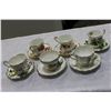 Image 1 : 6 VARIOUS CUPS AND SAUCERS