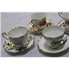 Image 2 : 6 VARIOUS CUPS AND SAUCERS