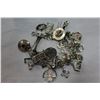 Image 2 : STERLING CHARM BRACELET WITH LOTS OF CHARMS
