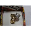 Image 3 : DINNER RING AND STERLING EARRINGS