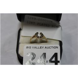 10KT PLATED RING BAND