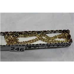 14KT PLATED MENS CAHIN