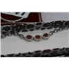 Image 3 : STERLING BRACELET AND STERLING AND RUBY BRACELET