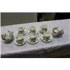 Image 1 : SET OF 12 PARAGON ENGLISH FLOWERS CUPS AND SAUCERS