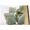 Image 4 : LOT OF FIVE GREEN JADE FIGURES