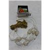 Image 1 : ESTATE NECKLACES AND CHRISTMAS PIN