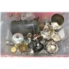 Image 4 : TOTE OF VARIOUS SILVER PLATE