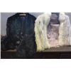 Image 1 : FUR COATS BLACK MINK AND WHITE FUR COAT