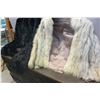 Image 3 : FUR COATS BLACK MINK AND WHITE FUR COAT