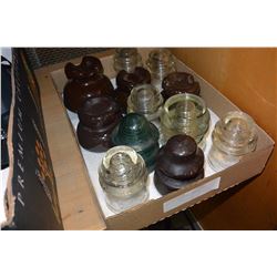 LOT OF ASSORTED INSULATORS