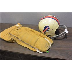 VINTAGE YOUTH FOOTBALL HELMET AND PANTS