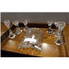 Image 1 : THREE PAIR OF CRYSTAL CANDLESTICKS AND PICTURE FRAME