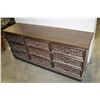 Image 1 : WALNUT 6 DRAWER DRESSER
