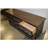 Image 2 : WALNUT 6 DRAWER DRESSER