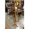 Image 2 : OAK FRAMED CHEVAL MIRROR