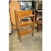 Image 1 : FOLDING THREE TIER BOOKSHELF