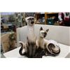 Image 1 : VINTAGE SIAMESE CAT LAMP