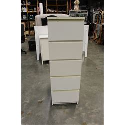 5 DRAWER WHITE LINGERE CHEST