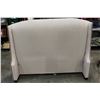 Image 1 : MODERN FABRIC QUEENSIZE NAILHEAD HEADBOARD