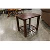 Image 2 : TWO TIER WOOD ENDTABLE
