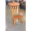 Image 1 : WOOD ROCKING CHAIR