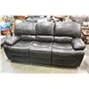 Image 1 : BRAND NEW BROWN PALOMINO FABRIC SOFA SET, WITH COUNTOURED MEMORY FOAM SEATS, WHITE BROWN STITCHING, 