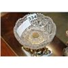 Image 2 : RELIGIOUS FIGURE AND CRYSTAL COMPOTE