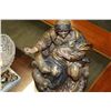 Image 3 : RELIGIOUS FIGURE AND CRYSTAL COMPOTE