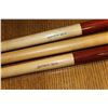 Image 4 : SET OF BELGIUM POOL BALLS AND TWO CUES AND BRIDGE