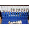 Image 1 : CASED FLATWARE AND TEN PIECE SERVING SET