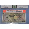 Image 3 : FOUR NOVELTY ONE MILLION DOLLAR BILLS