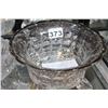 Image 2 : SILVER OVERLAY CRYSTAL COMPOTE PITCHER AND TWO ASHTRAYS