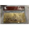 Image 1 : GOLD FOIL BANKNOTE