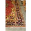 Image 2 : NEW 100% WOOL, PERSIAN HAND KNOTTED RED, GREEN, YELLOW, AREA CARPET, SIZE 140 INCH BY 103 INCH