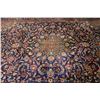 Image 2 : NEW 100% WOOL, PERSIAN HAND KNOTTED BLUE, RED, WHITE, AREA CARPET, SIZE 155 INCH BY 115.5 INCH