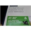 Image 2 : NEW OVERSTOCK INSIGNIA 47 80 INCH FULL MOTION TV WALL MOUNT