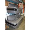 Image 2 : GREY MODERN SOFA AND LOVESEAT
