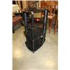 Image 2 : 4 TIER GLASS ENTERTAINMENT STAND