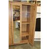 Image 4 : PINE WARDROBE WITH MIRROR DOOR ABOUT 6 FOOT TALL