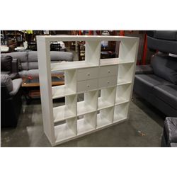 WHITE CUBICLE STORAGE CABINET