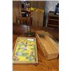 Image 1 : ANTIQUE BOWLER ANDY MILL IN ORIGIANL BOX AND ANTIQUE BASEBALL GAME
